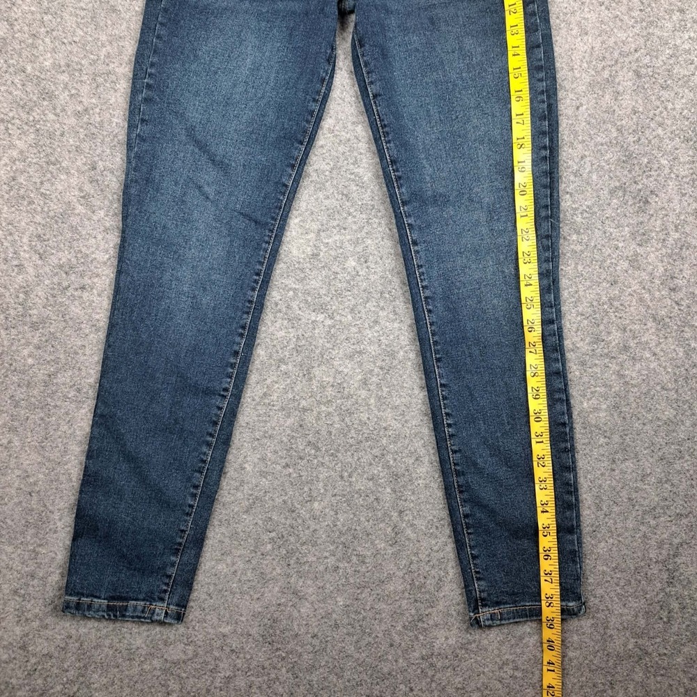 Curve Appeal Jeans Womens 2/26 Blue High Rise‎ Essential Skinny Tucking Tech NWT - Picture 9 of 10